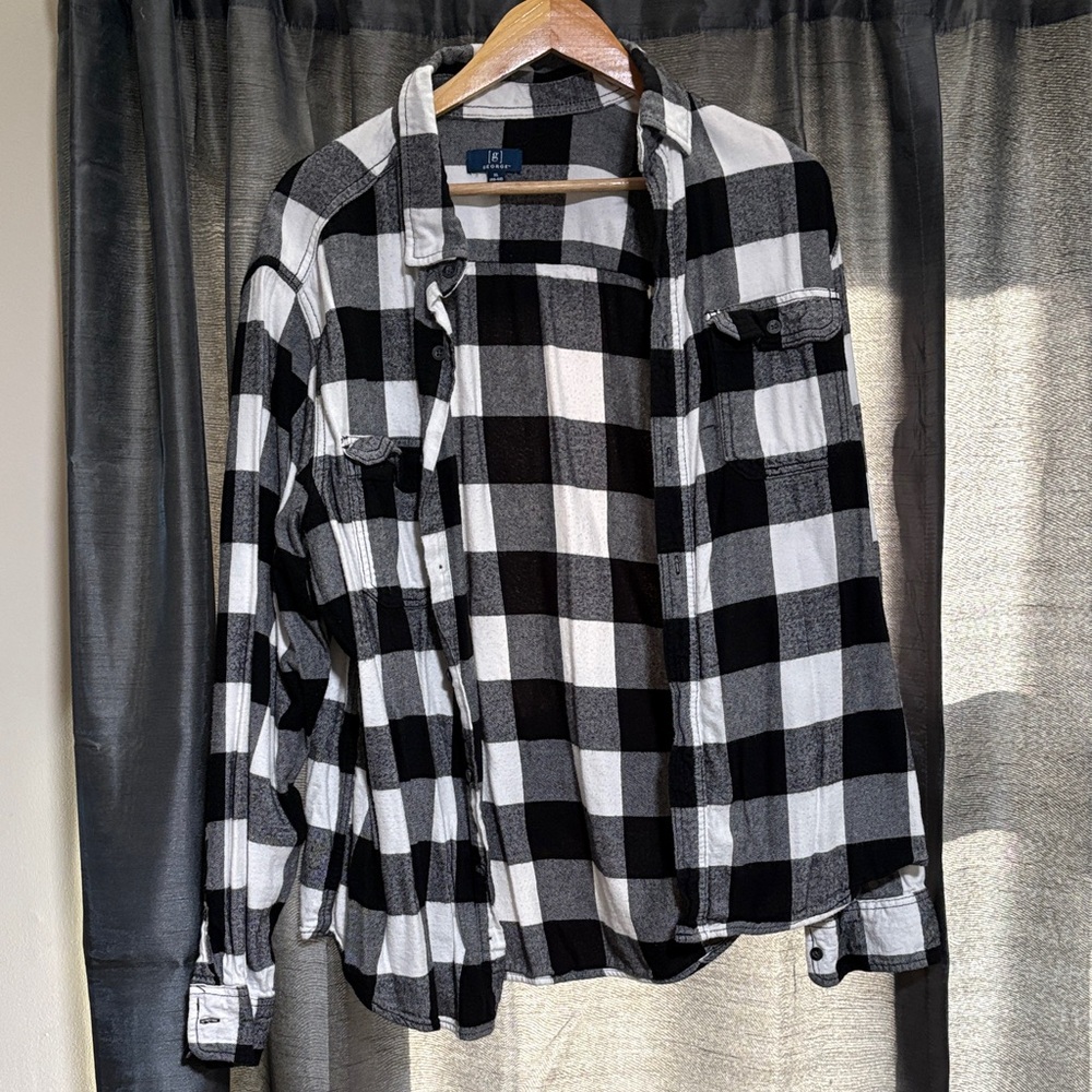 George Monochrome Checkered Shirt